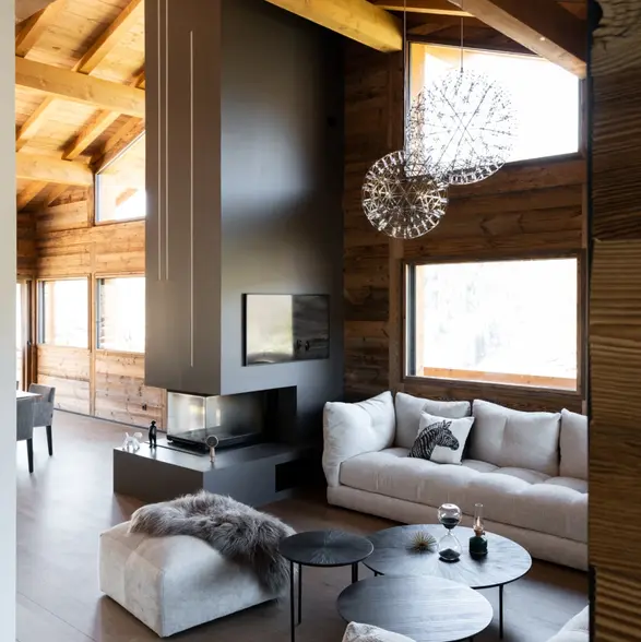 Constructeur de chalets à la Clusaz